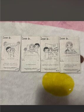 Love Is... Comic papers set of 4 by Kim